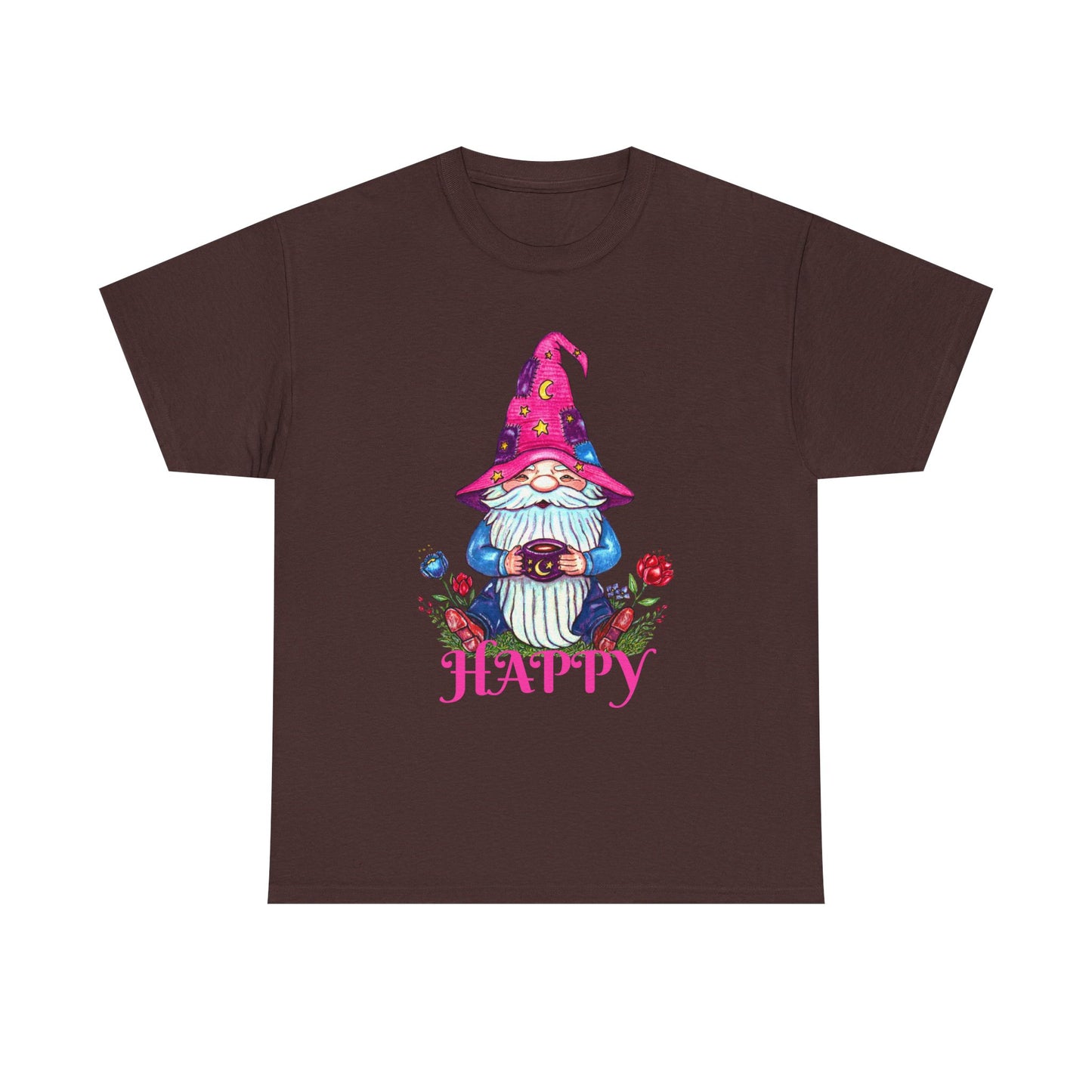 Happy Gnome Unisex Heavy Cotton Tee