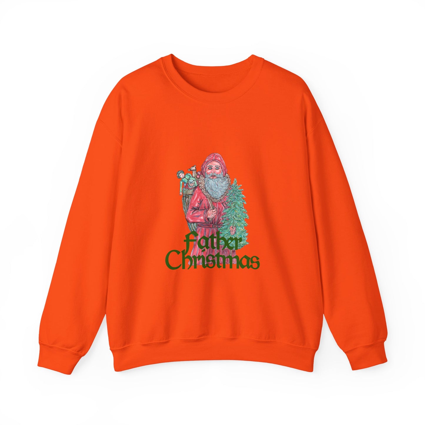 Father Christmas Unisex Heavy Blend™ Crewneck Sweatshirt