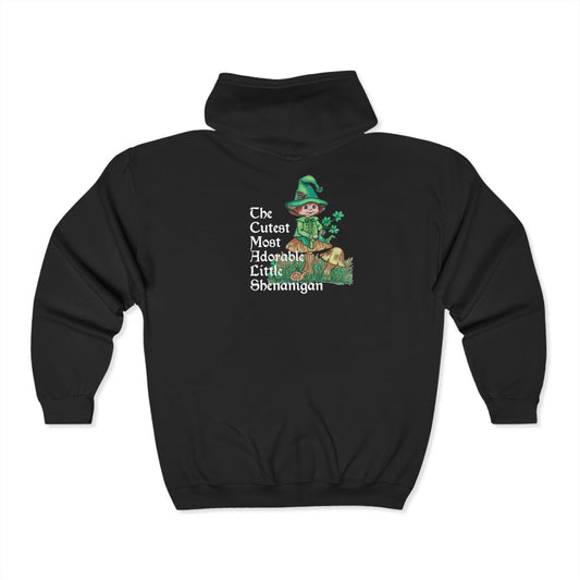 Cutest Leprechaun Unisex Heavy Blend™ Full Zip Hooded Sweatshirt