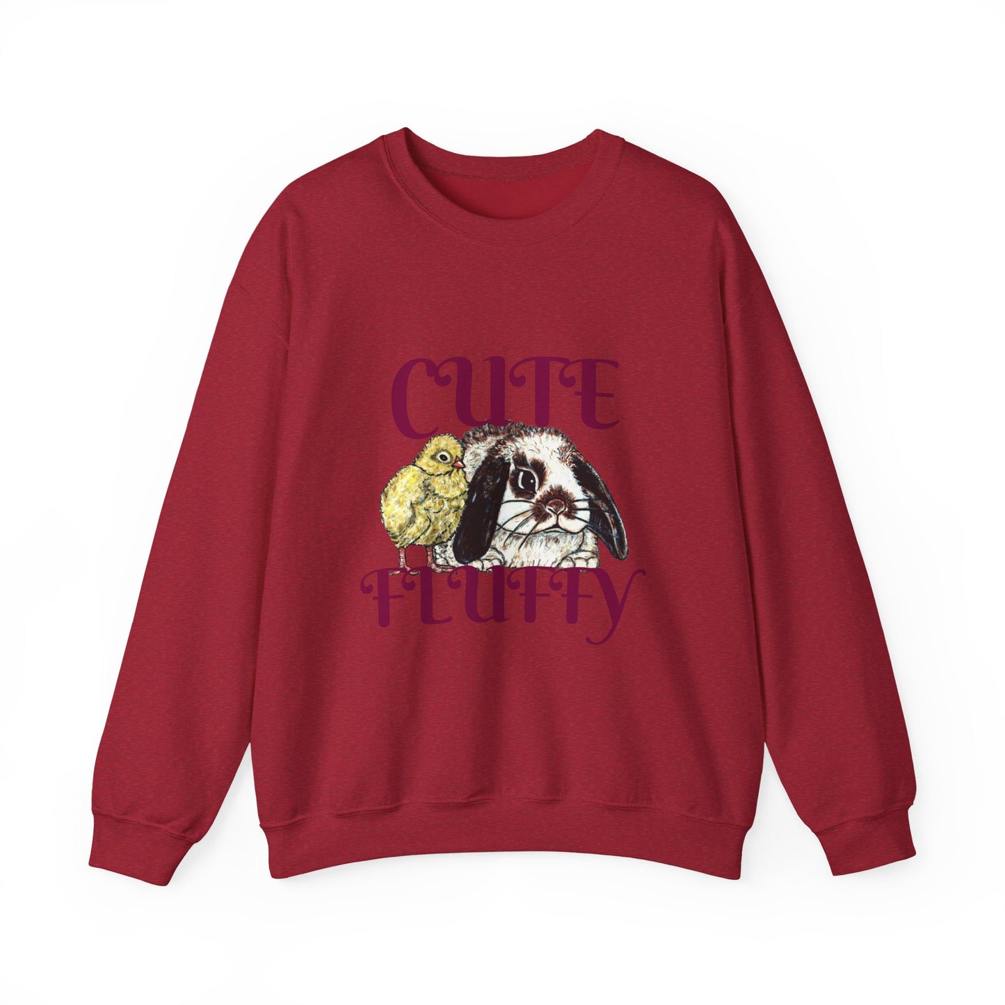Cute and Fluffy Unisex Heavy Blend™ Crewneck Sweatshirt