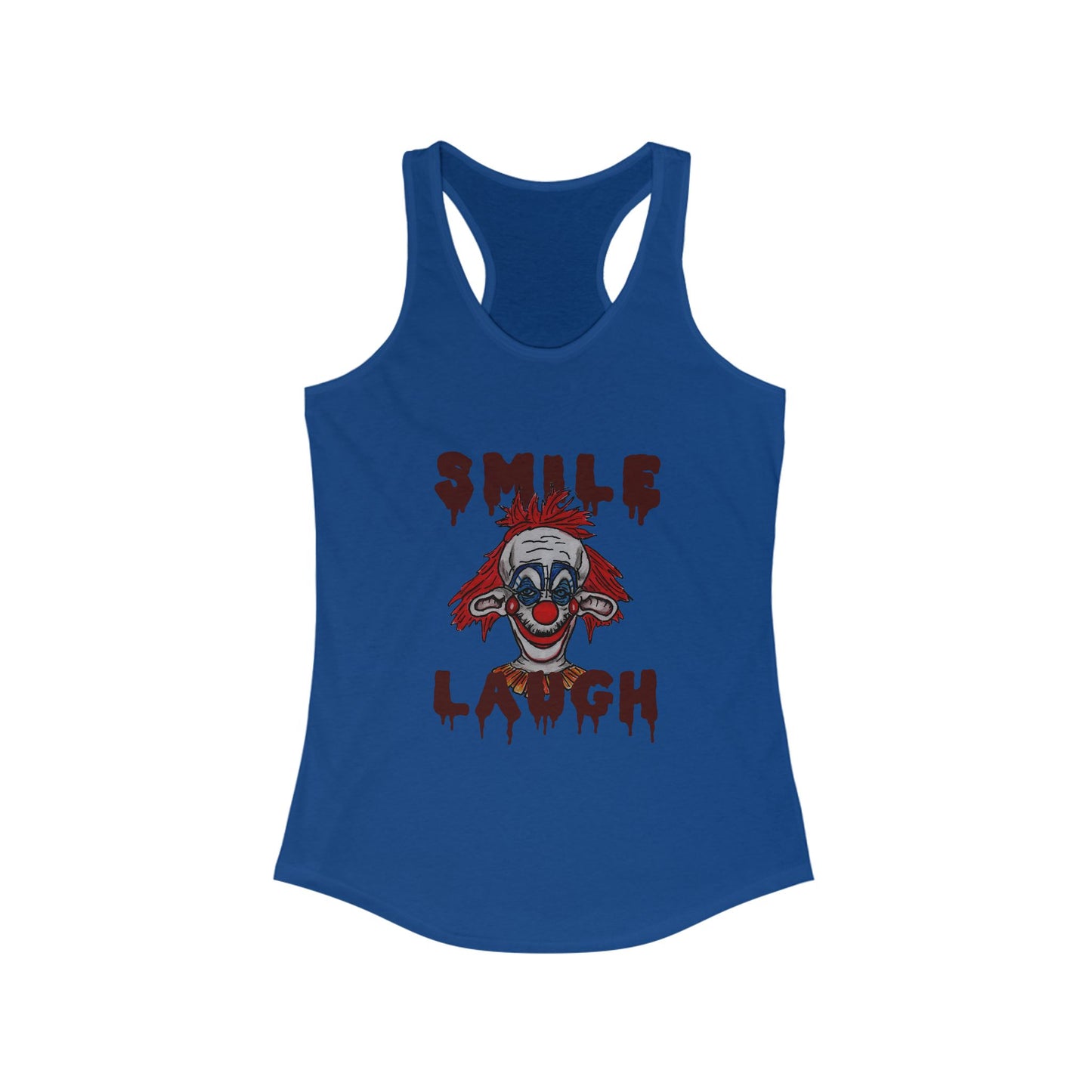 Smile, Laugh Women's Ideal Racerback Tank