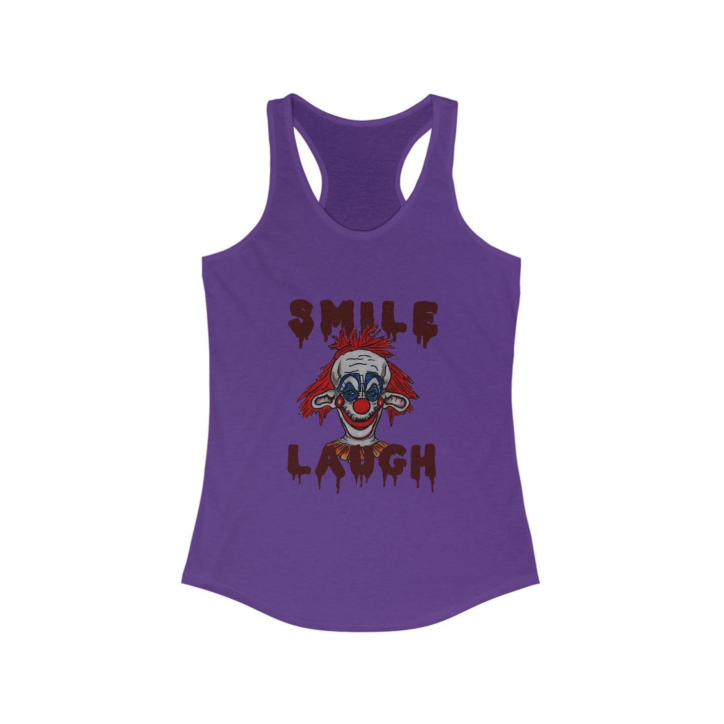 Smile, Laugh Women's Ideal Racerback Tank