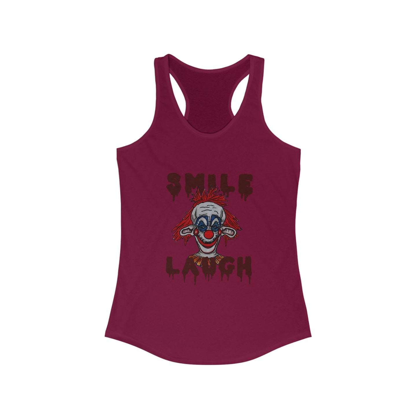 Smile, Laugh Women's Ideal Racerback Tank