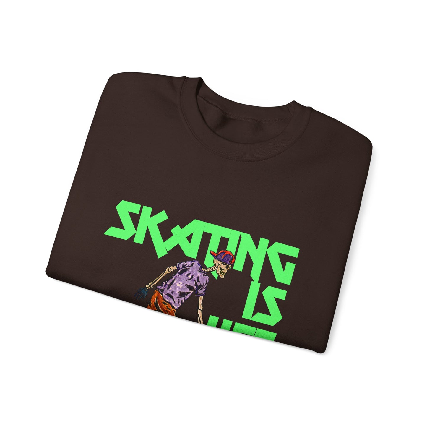 Skating is Life Unisex Heavy Blend™ Crewneck Sweatshirt