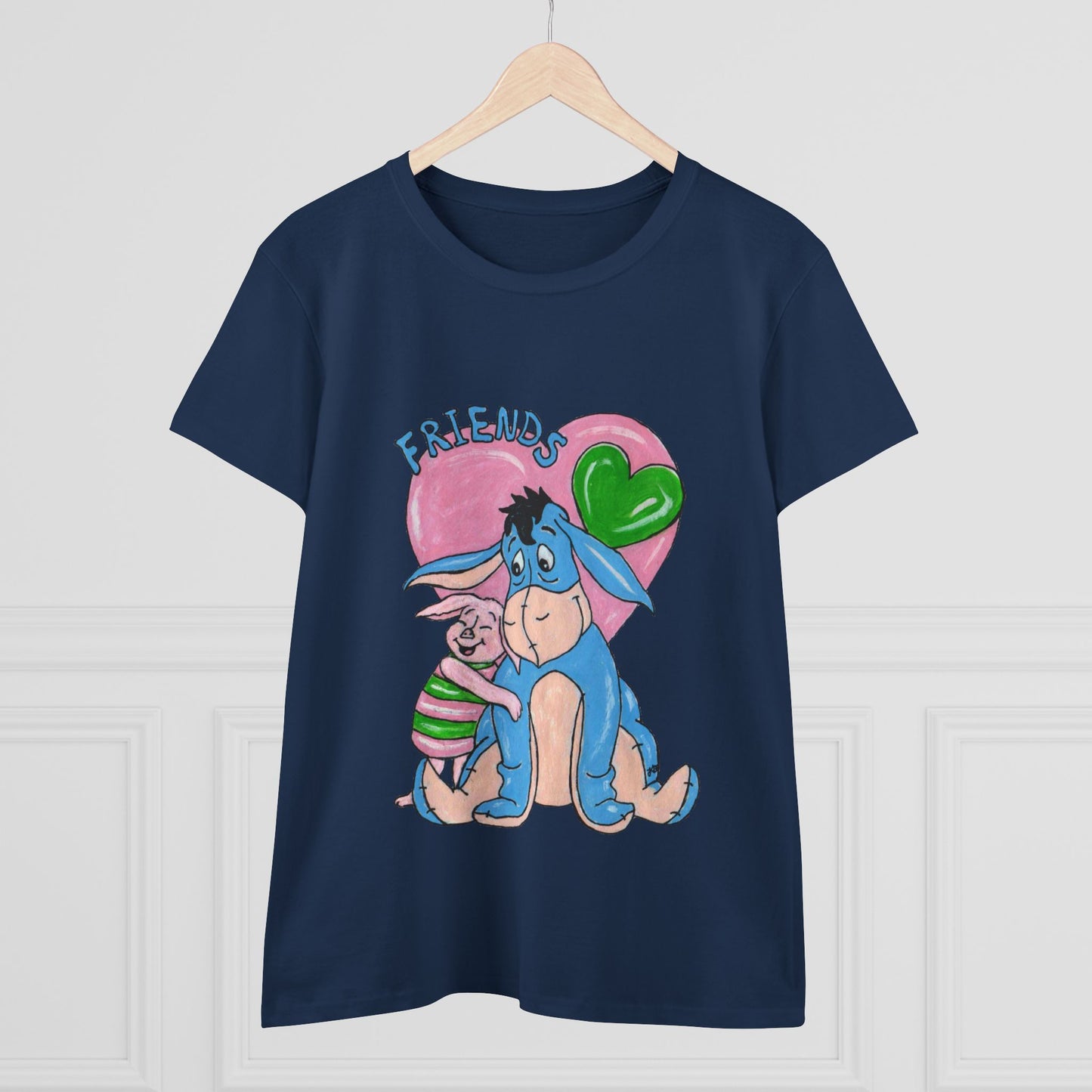 Best Friends Women's Midweight Cotton Tee