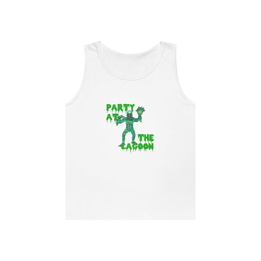 Party at the Lagoon Unisex Heavy Cotton Tank Top