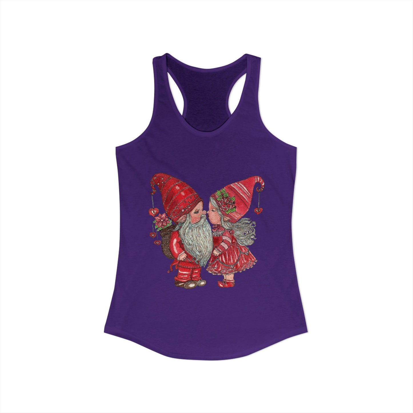 Gnome Lovers Women's Ideal Racerback Tank