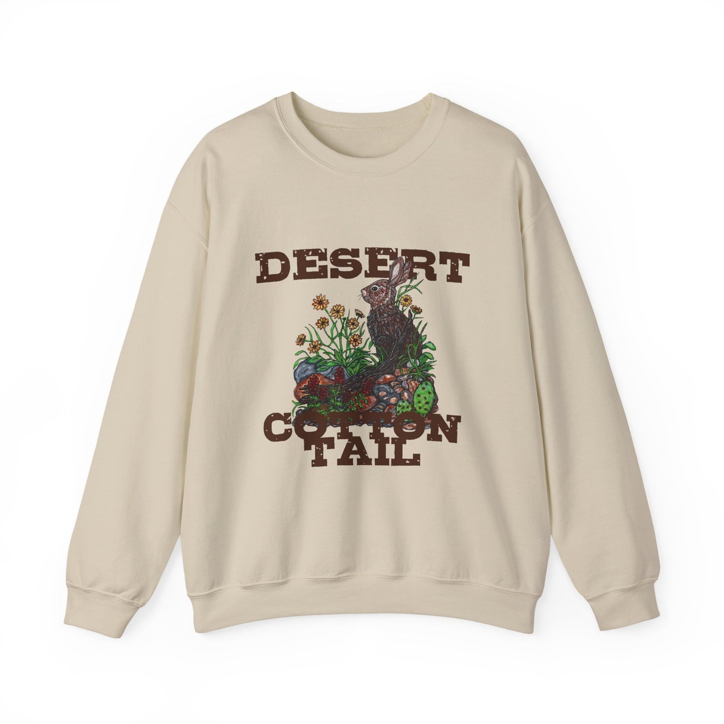 Desert Cotton Tail Unisex Heavy Blend™ Crewneck Sweatshirt