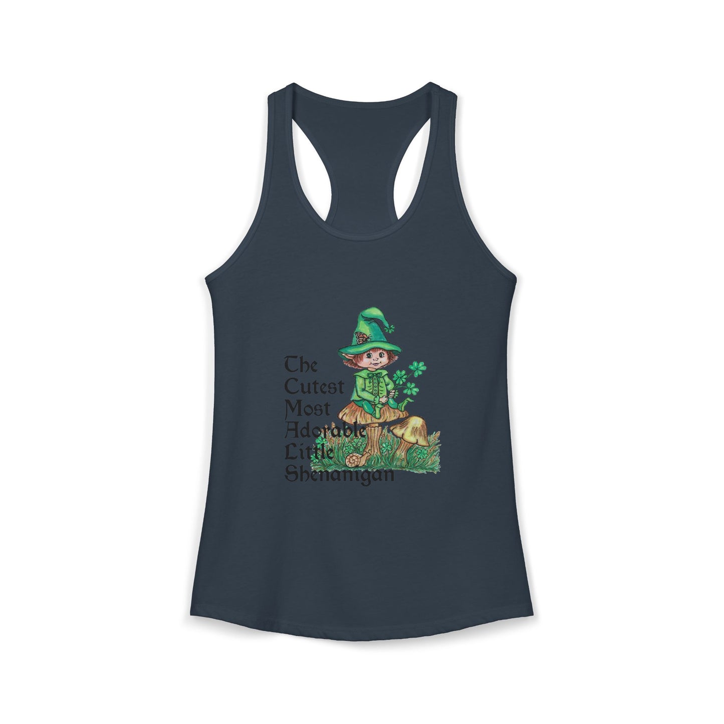 Cutest Leprechaun Women's Ideal Racerback Tank
