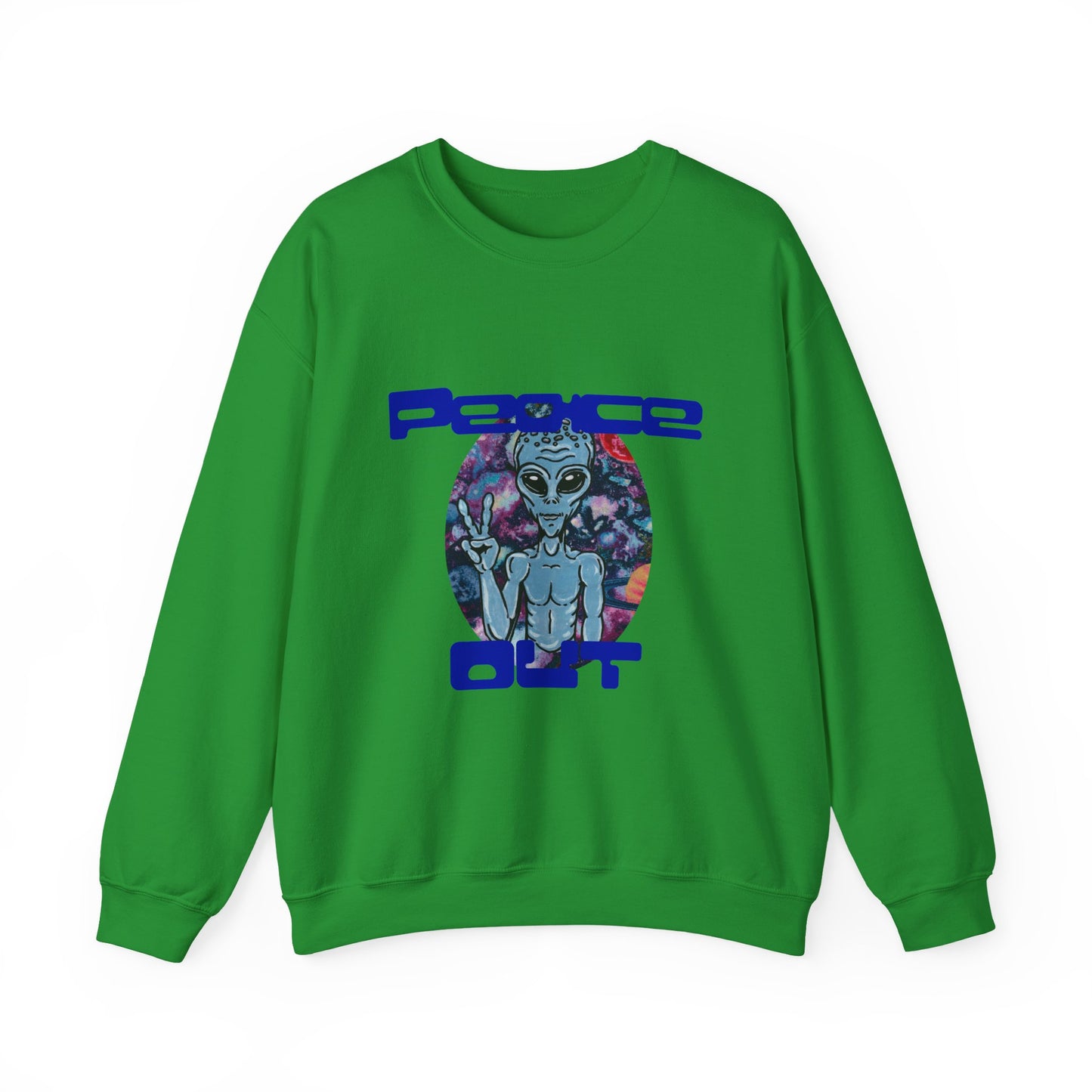 Peace Out Unisex Heavy Blend™ Crewneck Sweatshirt