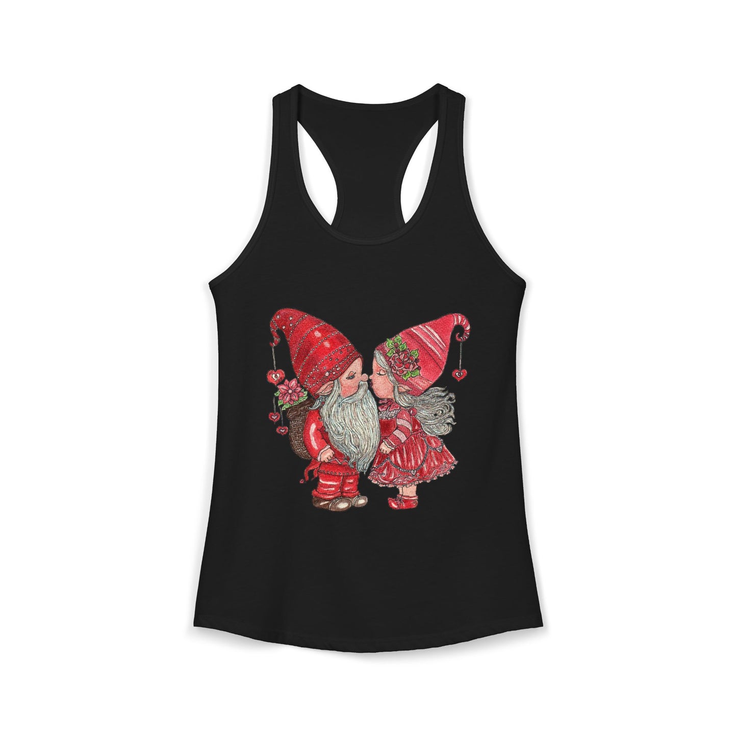Gnome Lovers Women's Ideal Racerback Tank