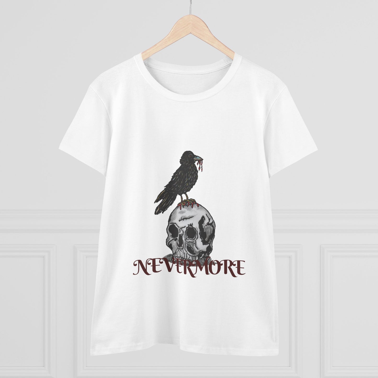 Nevermore Women's Midweight Cotton Tee