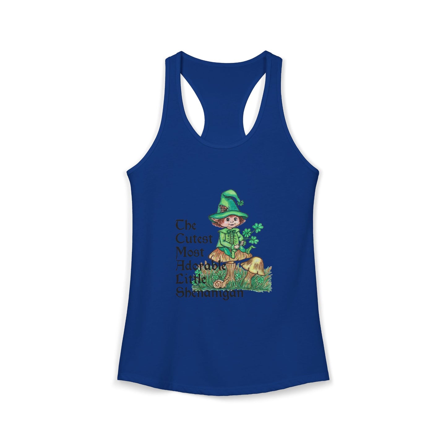 Cutest Leprechaun Women's Ideal Racerback Tank