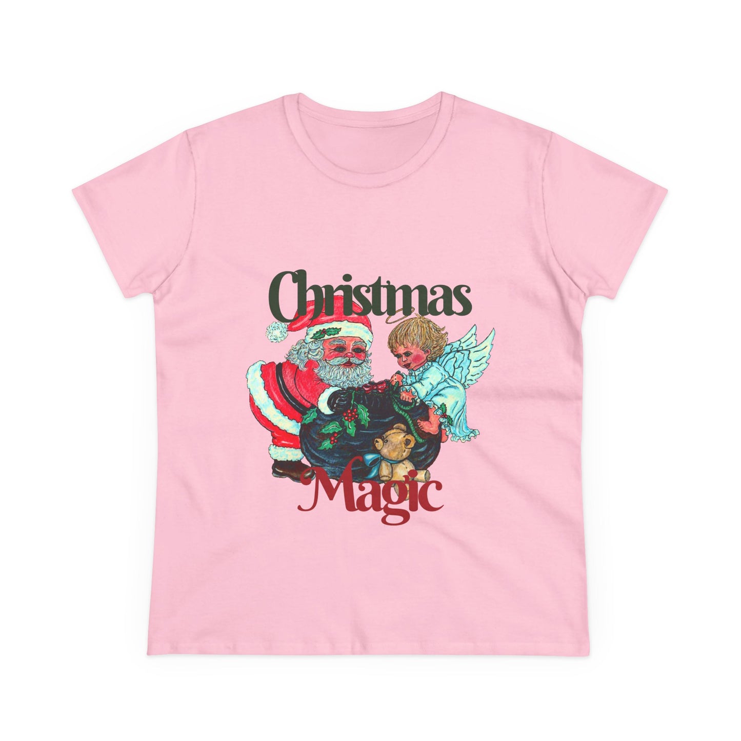 Christmas Magic Women's Midweight Cotton Tee