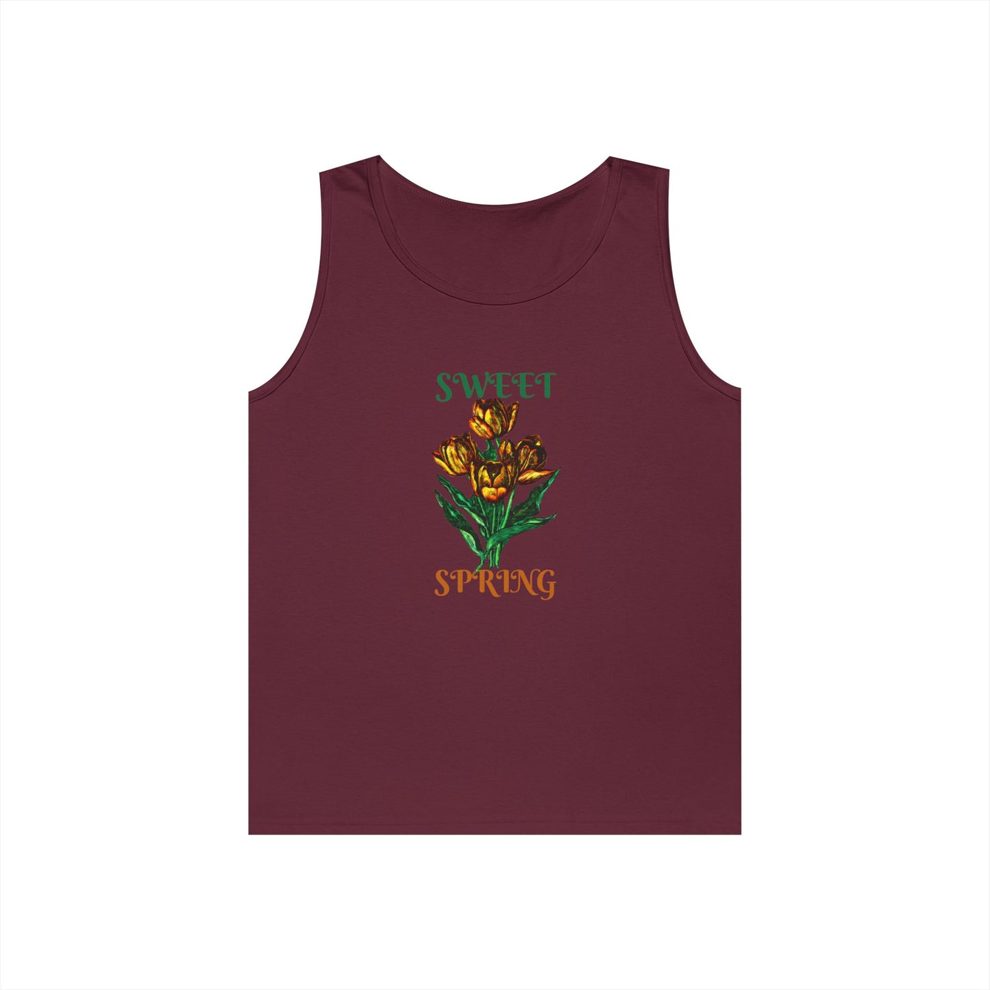 Sweet Spring Unisex Heavy Cotton Tank Top