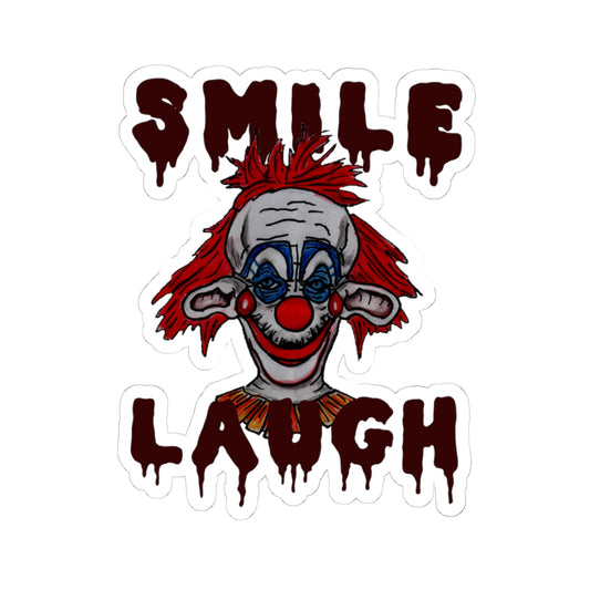Smile Laugh Kiss-Cut Stickers