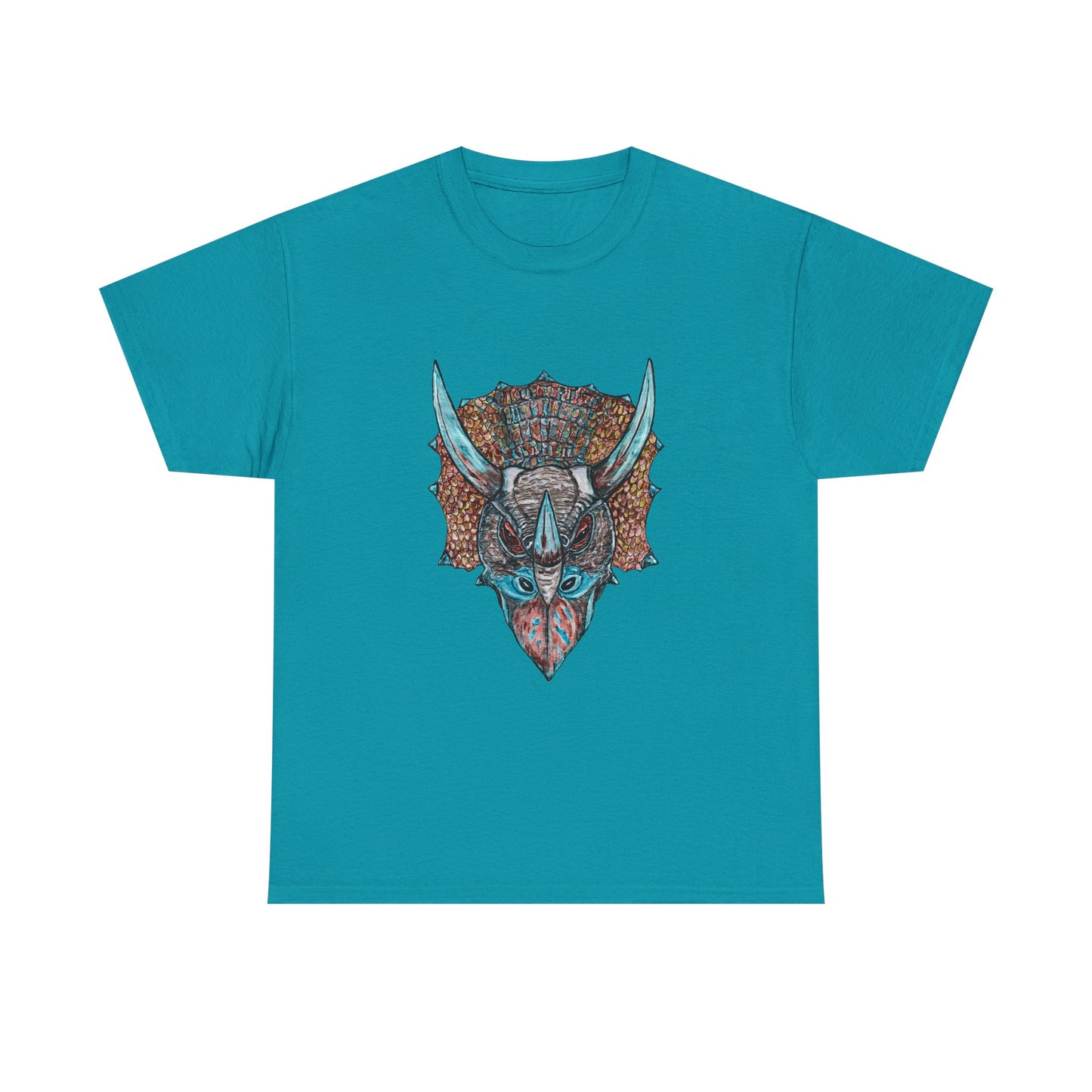 Triceratops Unisex Heavy Cotton Tee