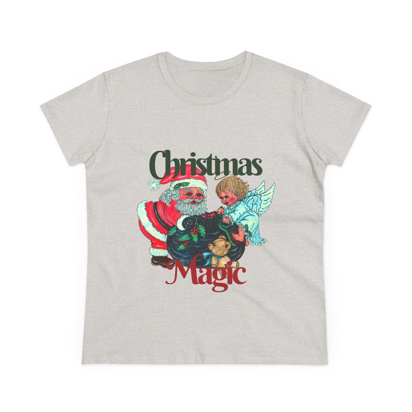 Christmas Magic Women's Midweight Cotton Tee