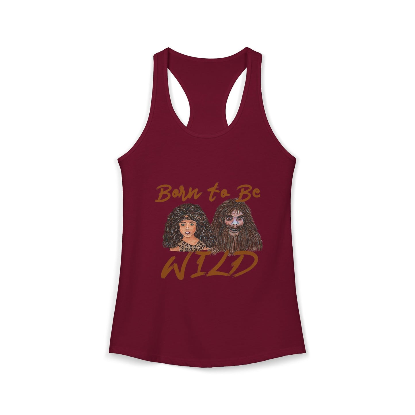 Born to be Wild Women's Ideal Racerback Tank