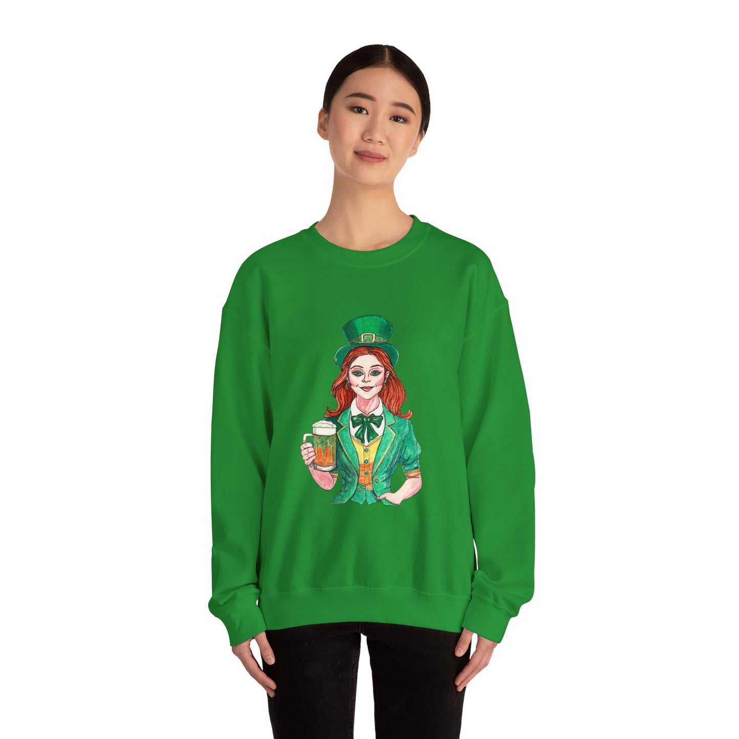 Paddys Day Cheers Unisex Heavy Blend™ Crewneck Sweatshirt
