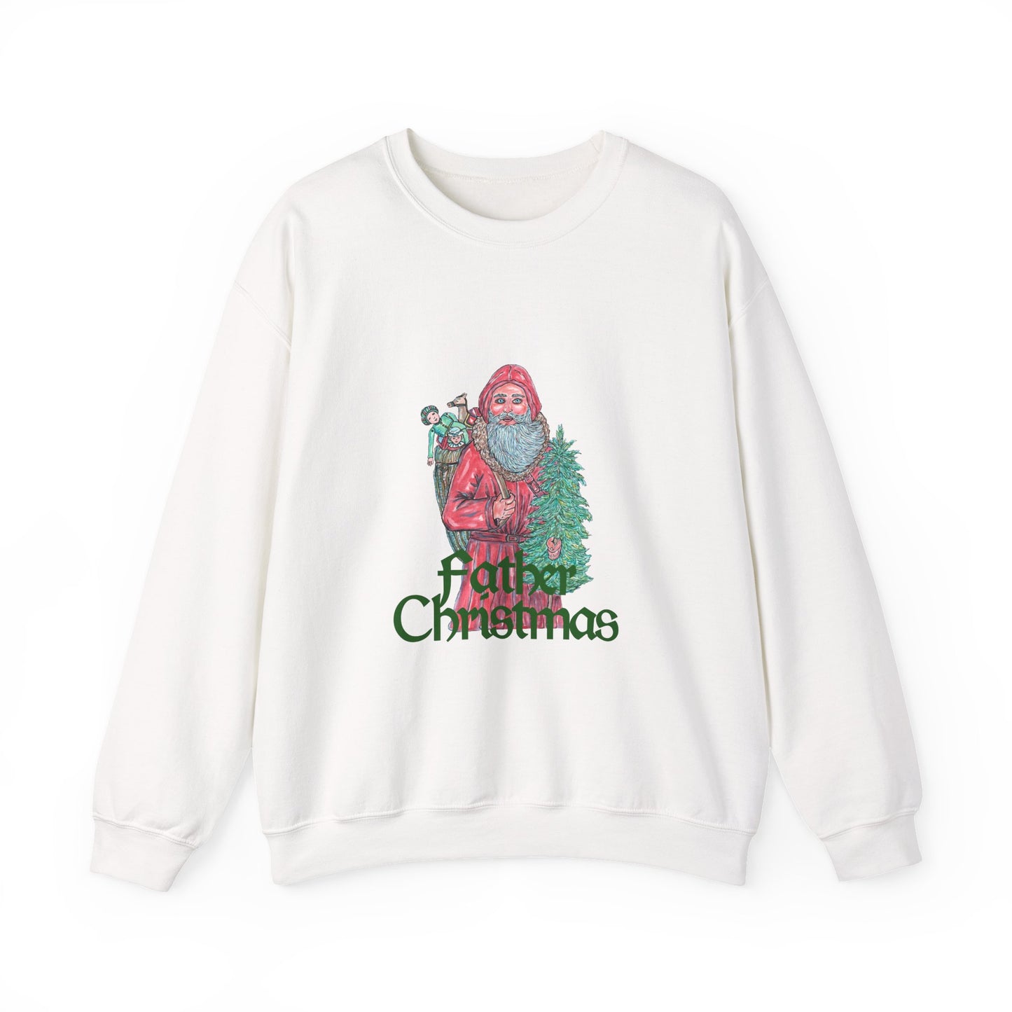 Father Christmas Unisex Heavy Blend™ Crewneck Sweatshirt