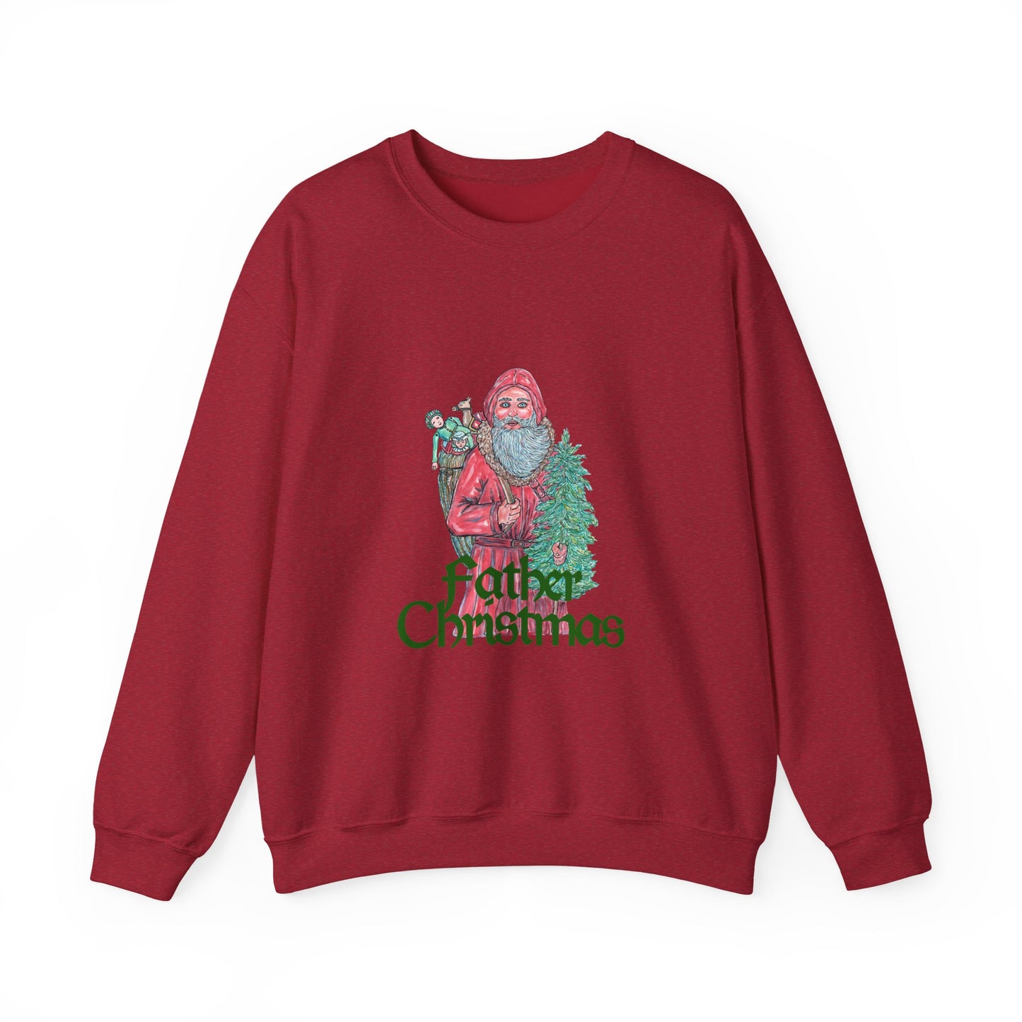 Father Christmas Unisex Heavy Blend™ Crewneck Sweatshirt