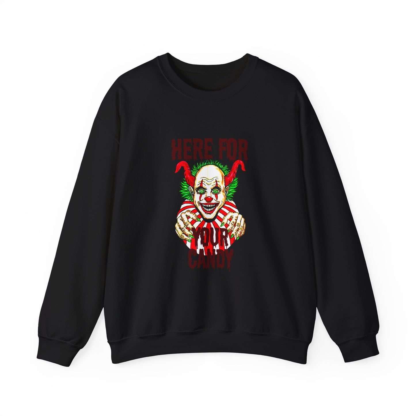 Here for Your Candy Unisex Heavy Blend™ Crewneck Sweatshirt