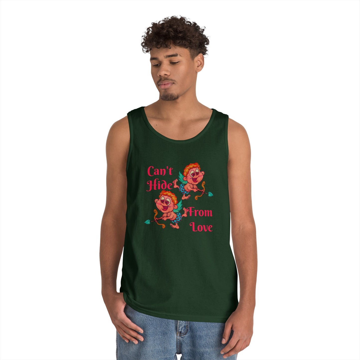 Can't Hide From Love Unisex Heavy Cotton Tank Top