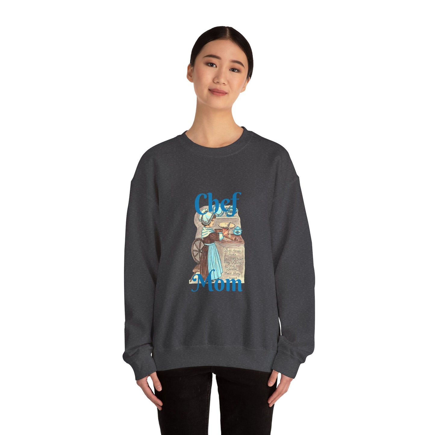 Chef Mom Unisex Heavy Blend™ Crewneck Sweatshirt