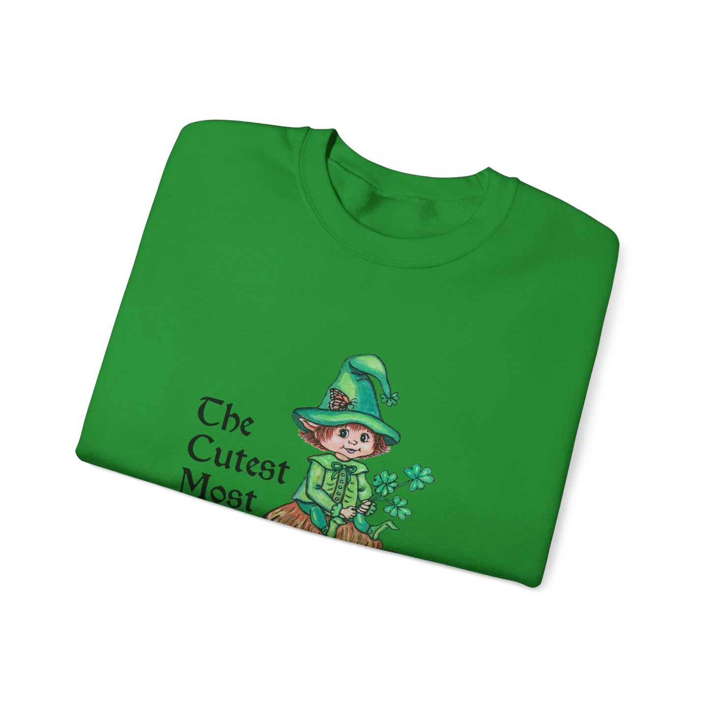 Cutest Leprechaun Unisex Heavy Blend™ Crewneck Sweatshirt