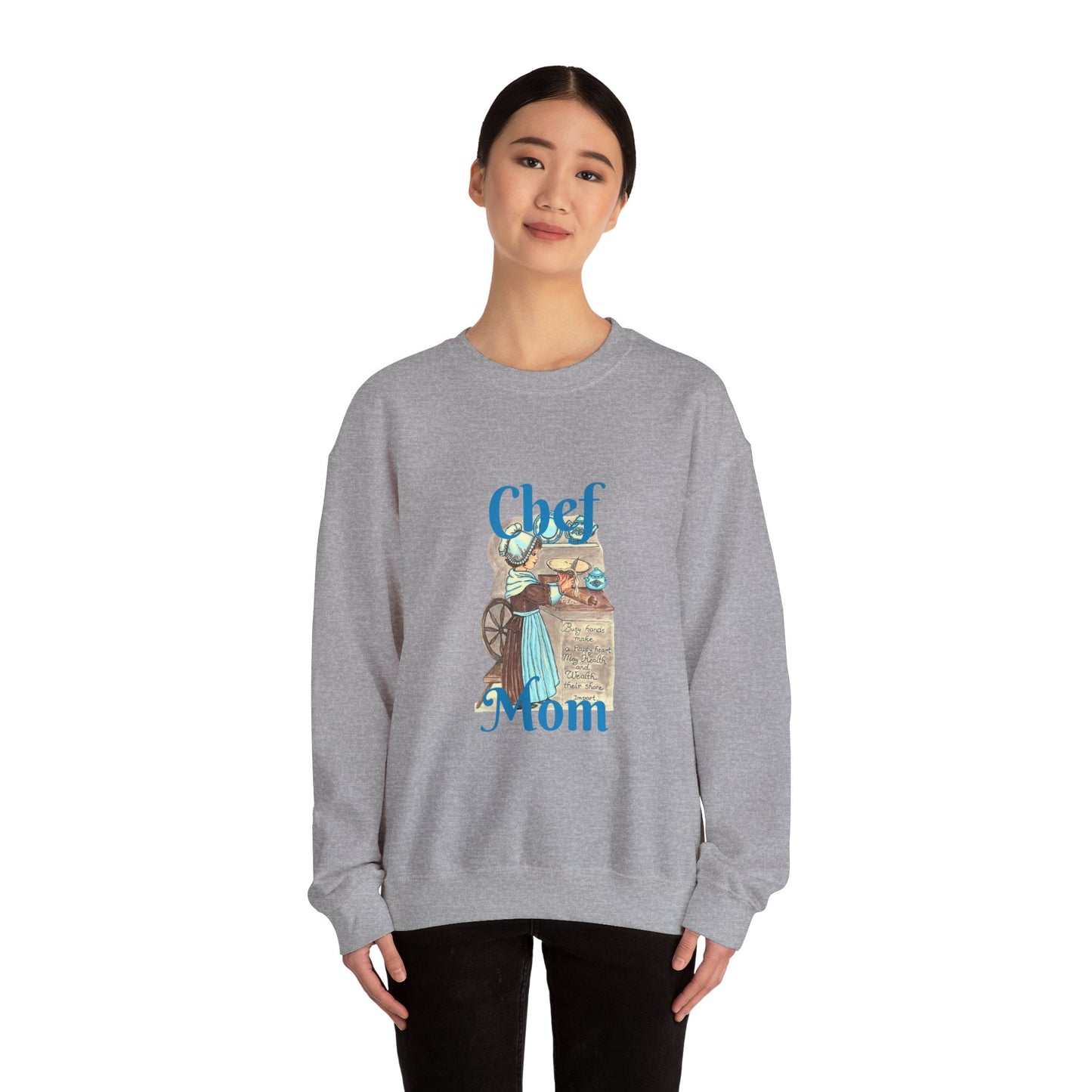 Chef Mom Unisex Heavy Blend™ Crewneck Sweatshirt