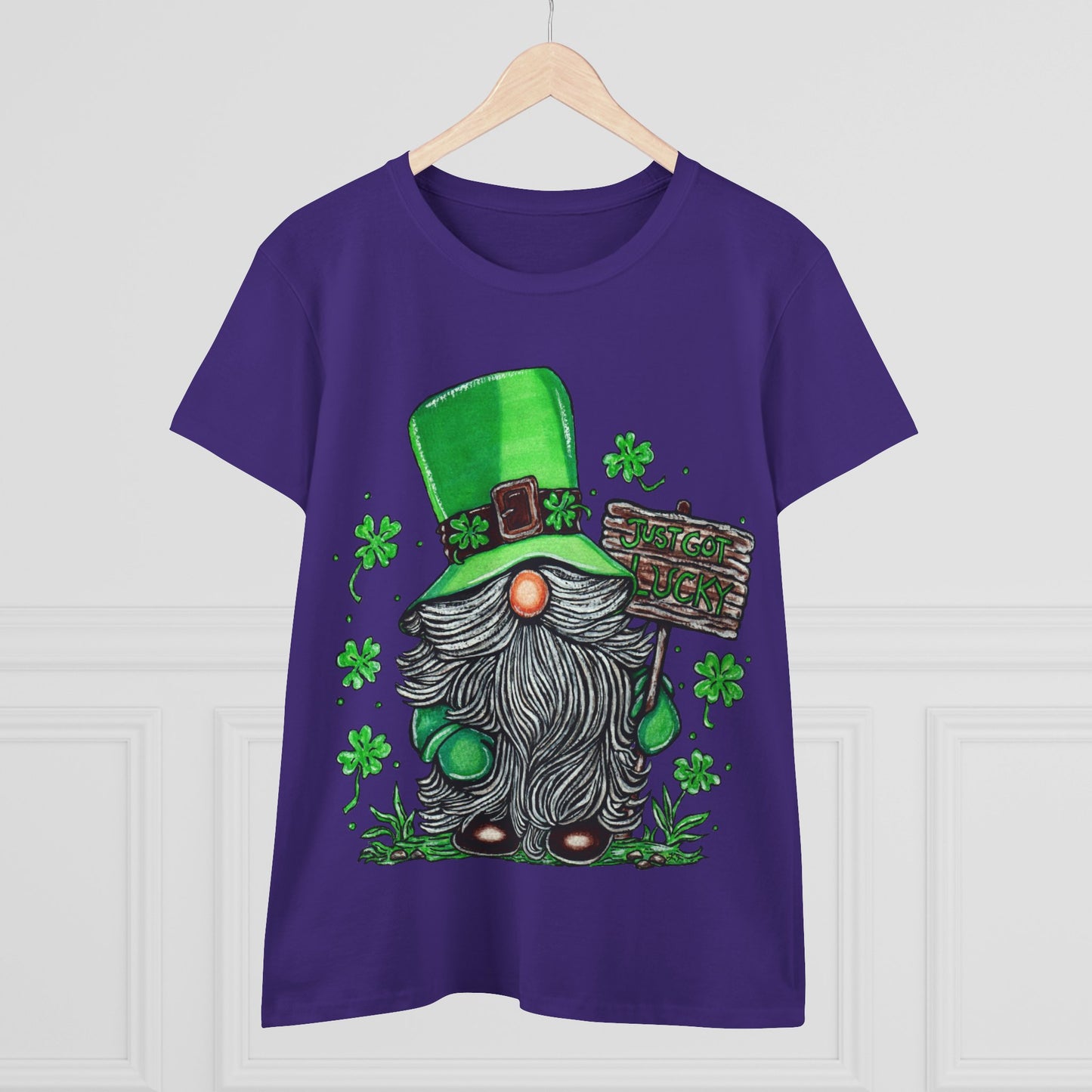 Gnomish Leprechaun Women's Midweight Cotton Tee