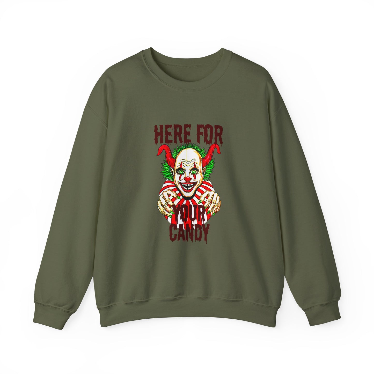 Here for Your Candy Unisex Heavy Blend™ Crewneck Sweatshirt
