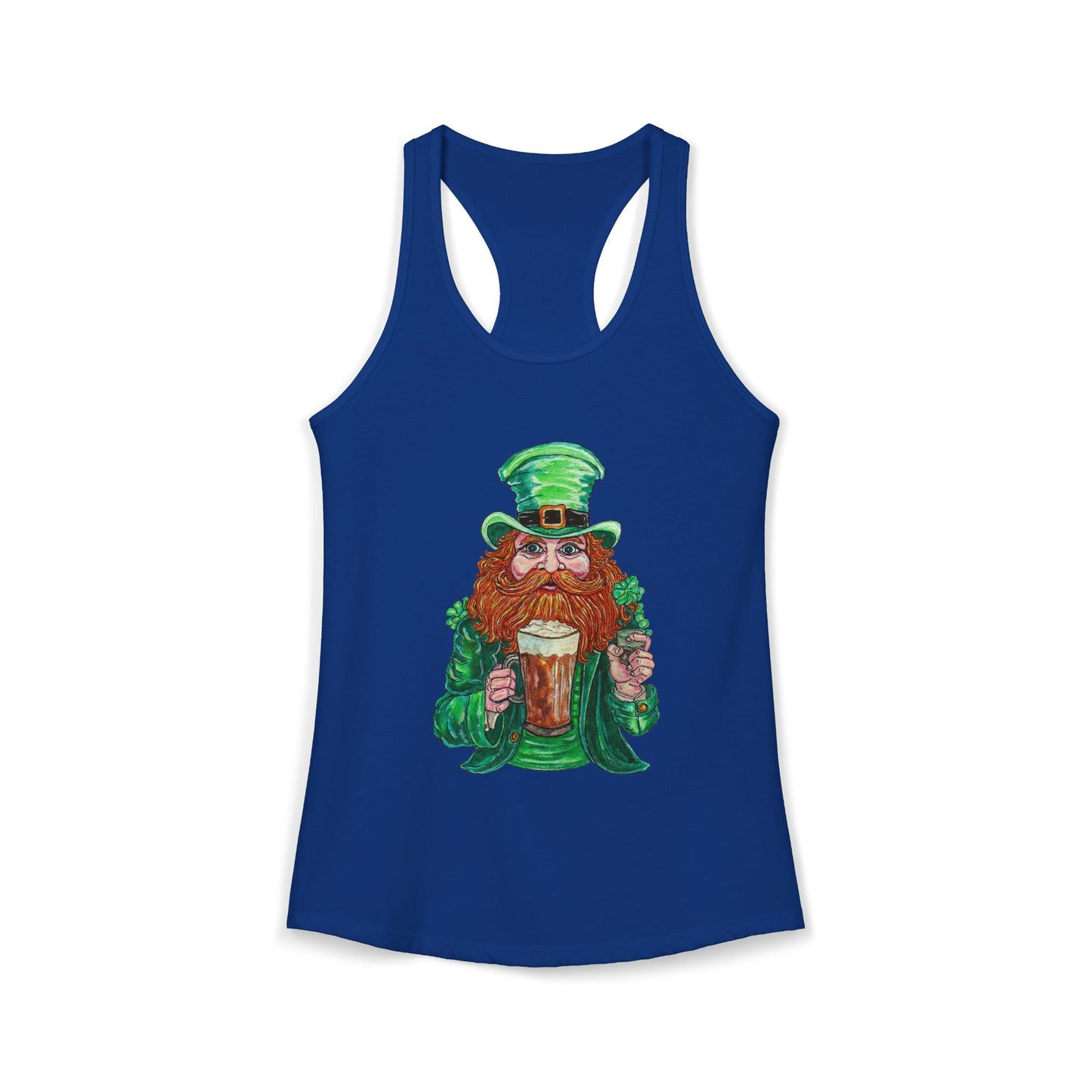Drunken Leprechaun Women's Ideal Racerback Tank