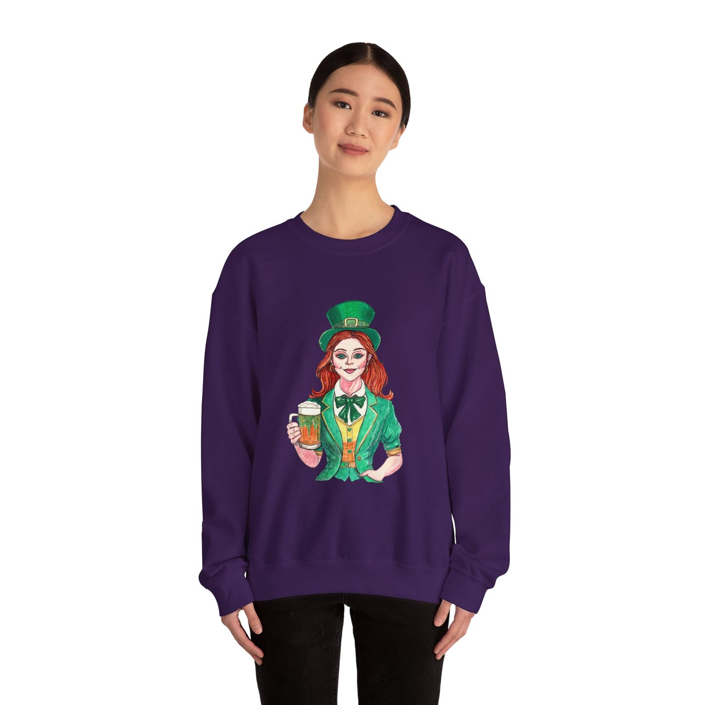 Paddys Day Cheers Unisex Heavy Blend™ Crewneck Sweatshirt
