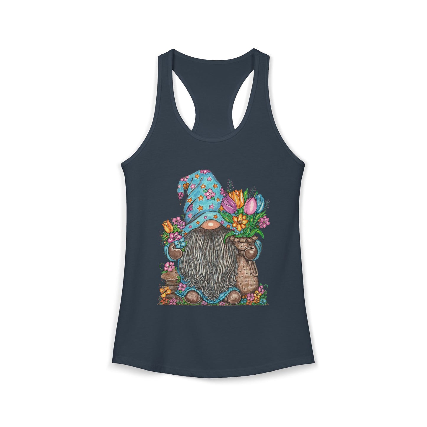 Gardening Gnome Women's Ideal Racerback Tank