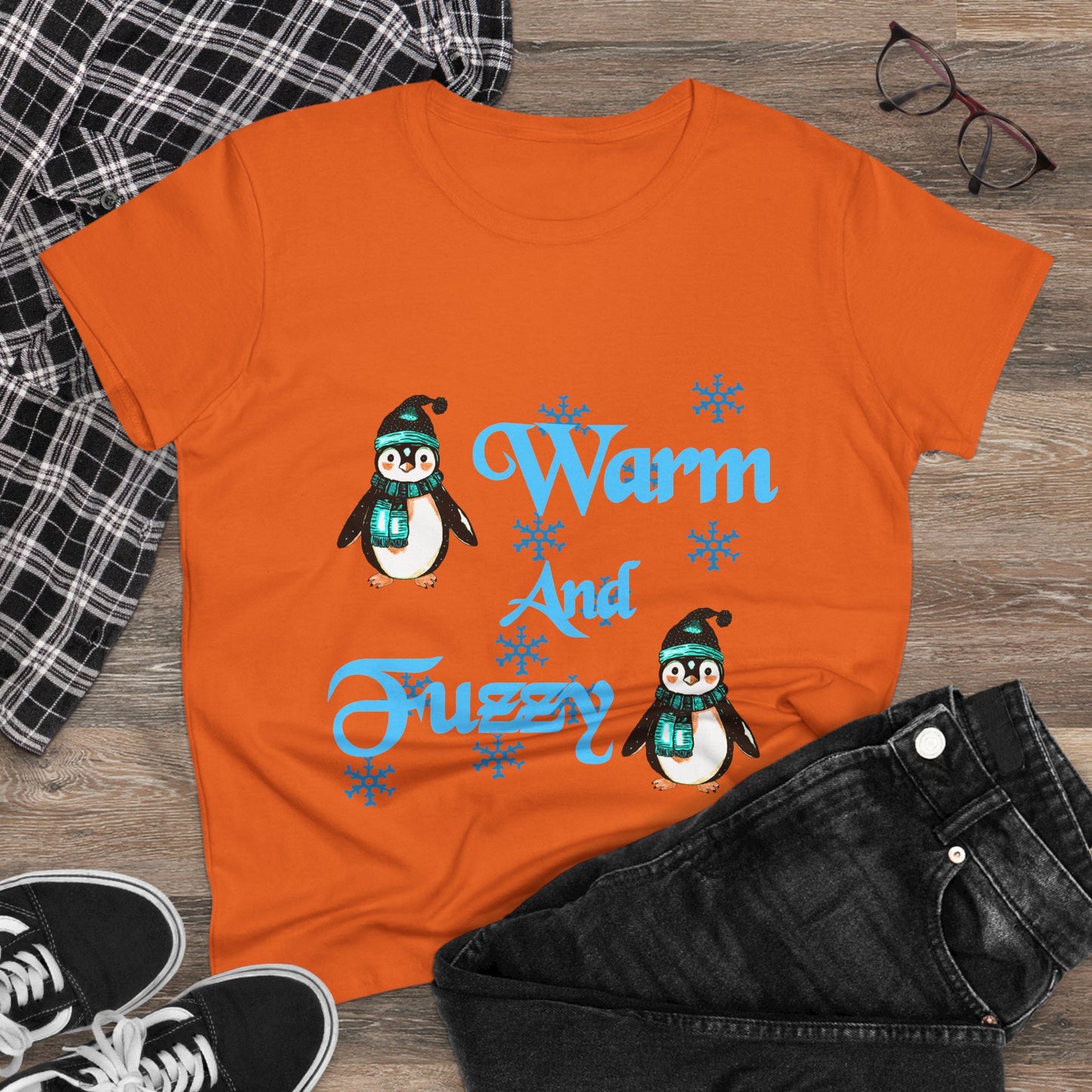 Warm and Fuzzy Women's Midweight Cotton Tee