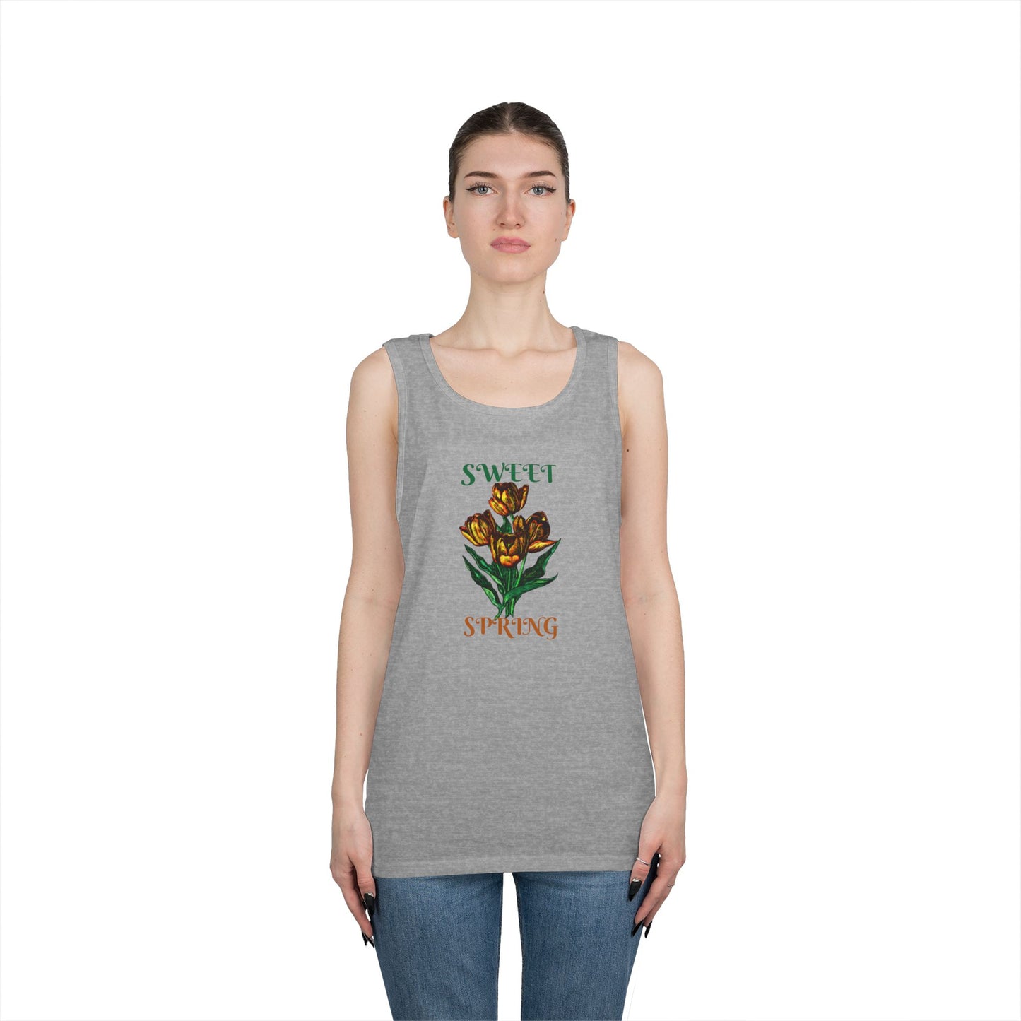 Sweet Spring Unisex Heavy Cotton Tank Top