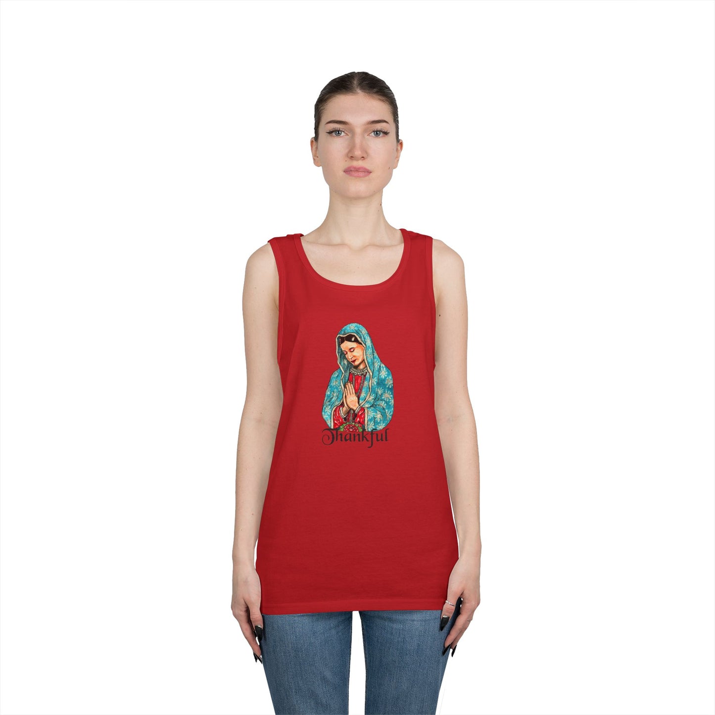 Thankful Unisex Heavy Cotton Tank Top