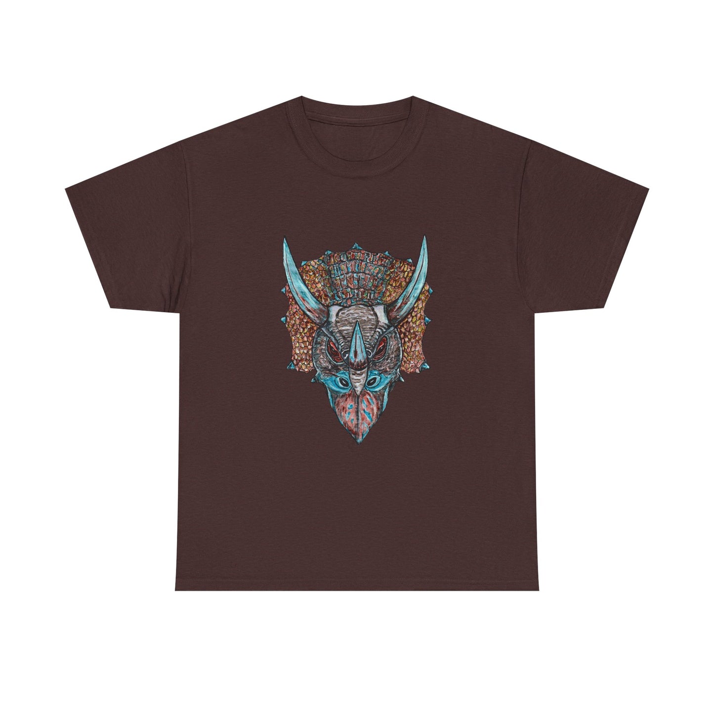Triceratops Unisex Heavy Cotton Tee