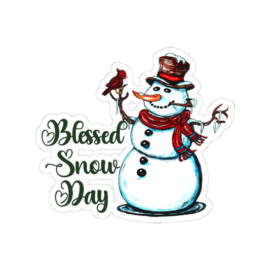 Snow Day Kiss-Cut Stickers