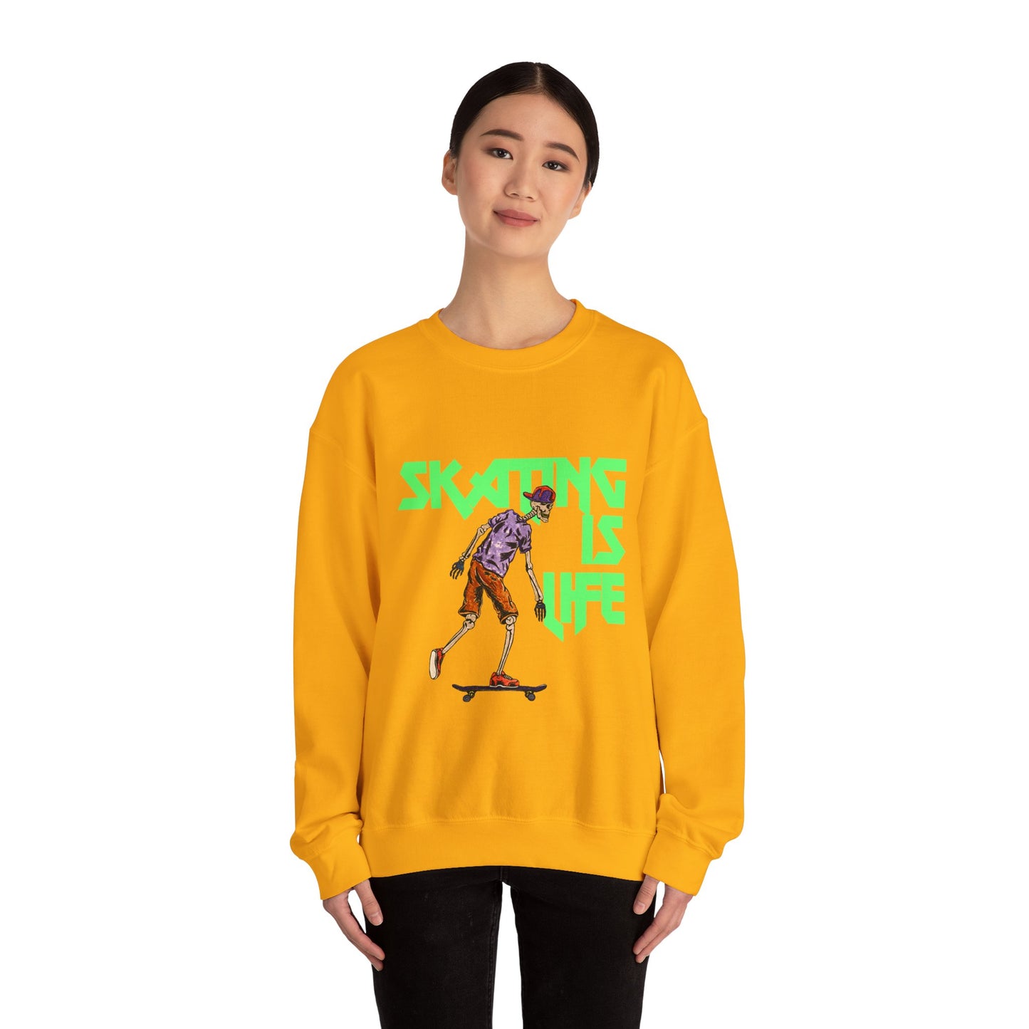 Skating is Life Unisex Heavy Blend™ Crewneck Sweatshirt