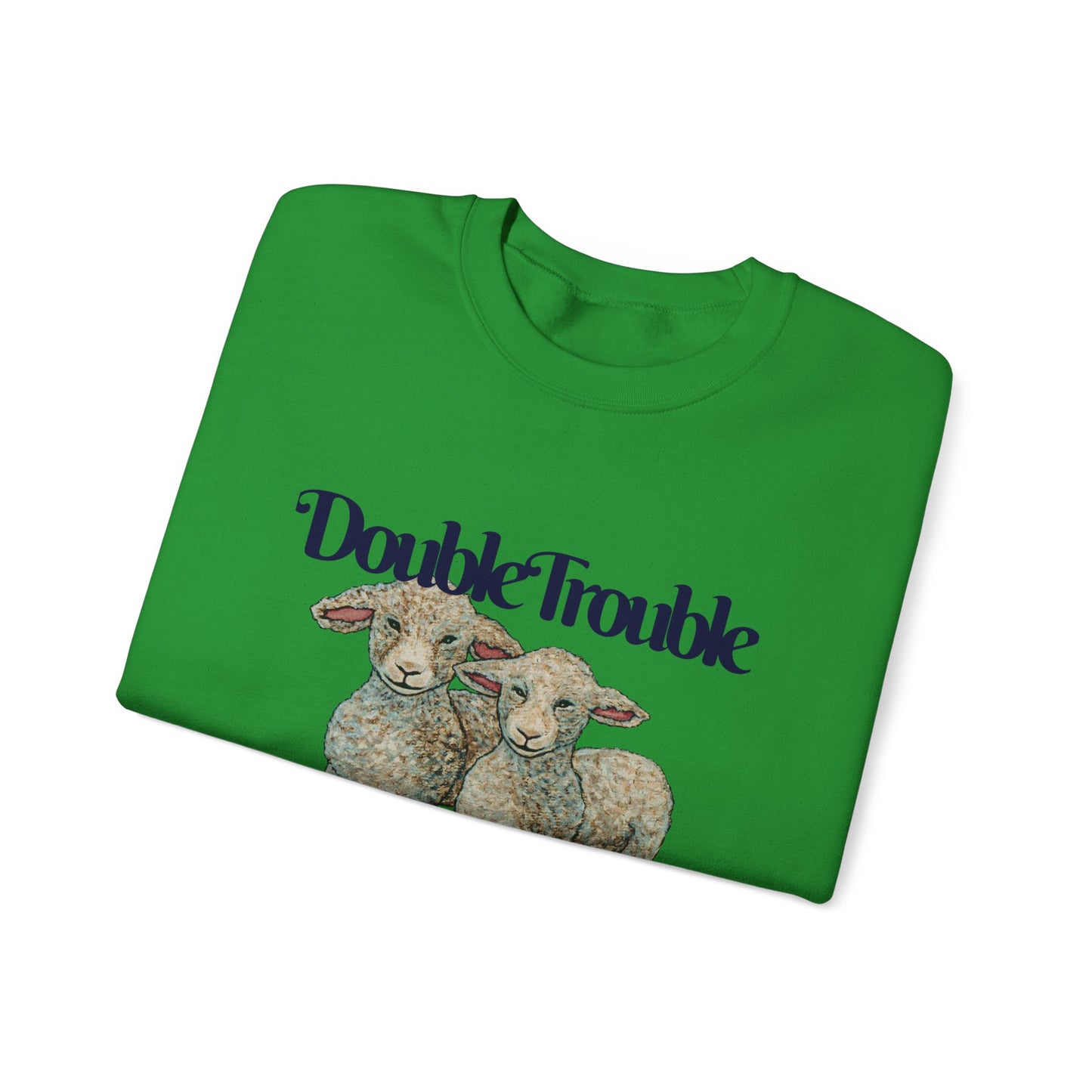 Double Trouble Double Fun Unisex Heavy Blend™ Crewneck Sweatshirt