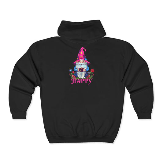Happy Gnome Unisex Heavy Blend™ Full Zip Hooded Sweatshirt