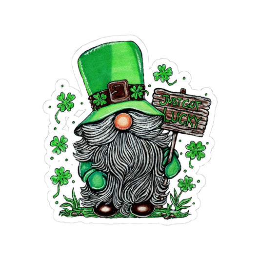 Gnomish Leprechaun Kiss-Cut Stickers