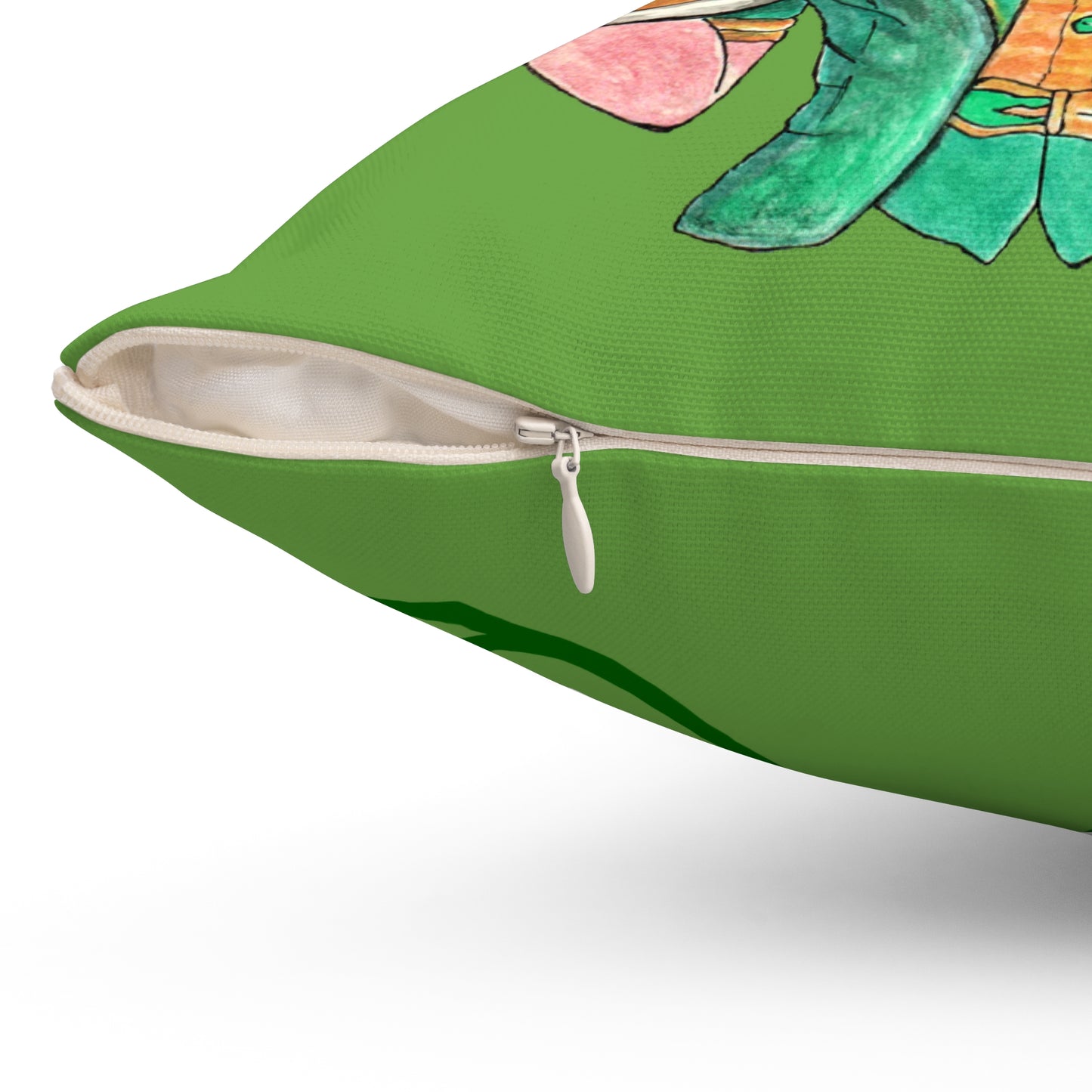 Paddy Day Cheers Spun Polyester Square Pillow