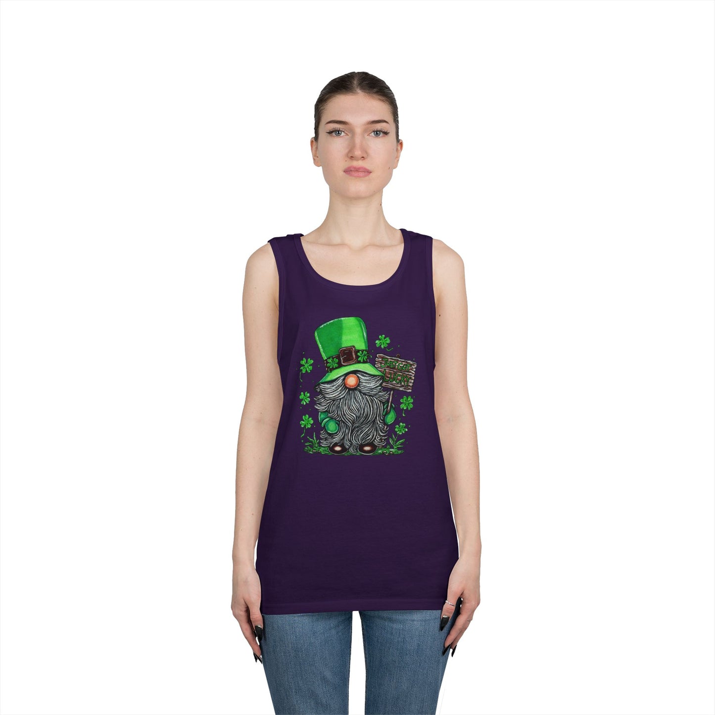 Gnomish Leprechaun Unisex Heavy Cotton Tank Top