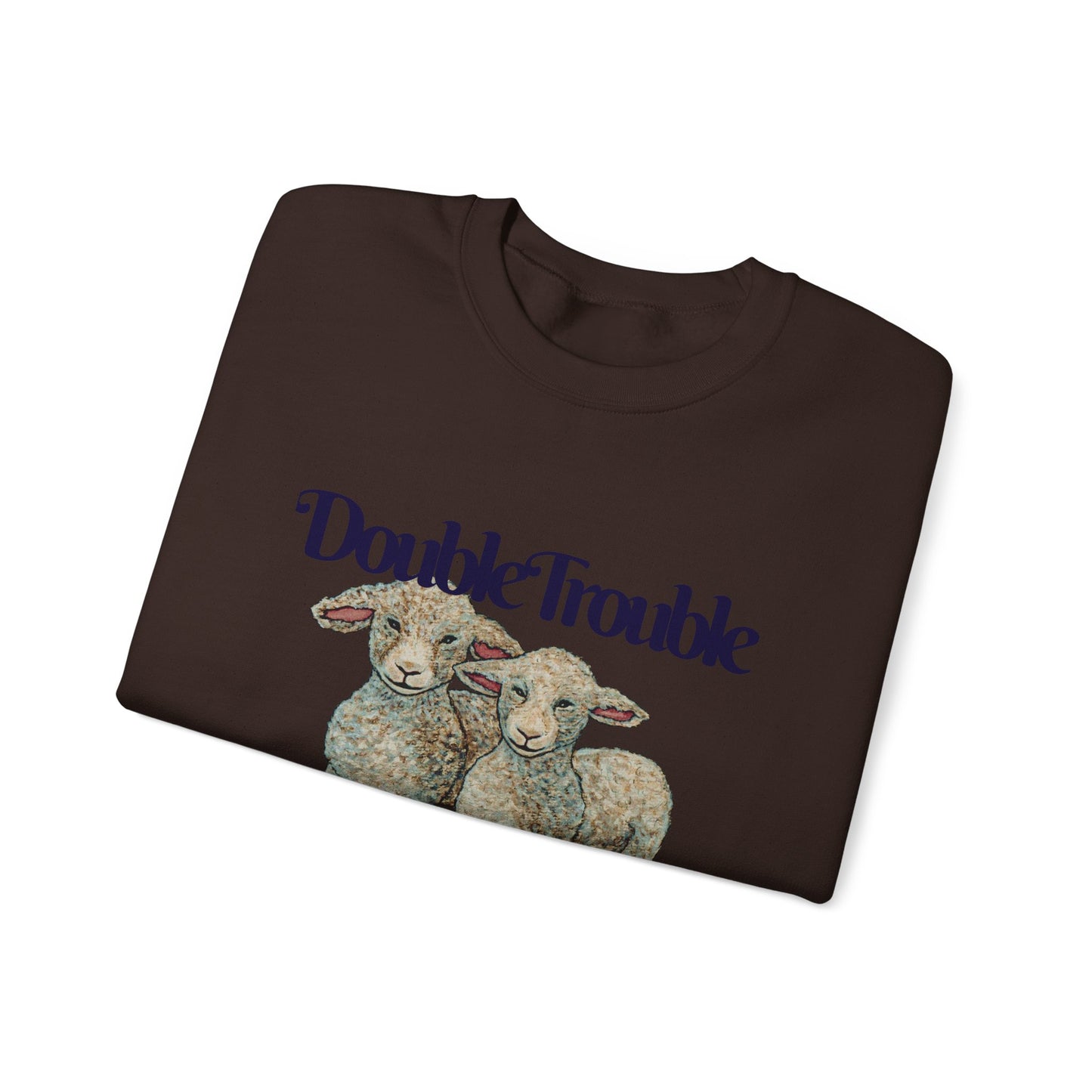 Double Trouble Double Fun Unisex Heavy Blend™ Crewneck Sweatshirt