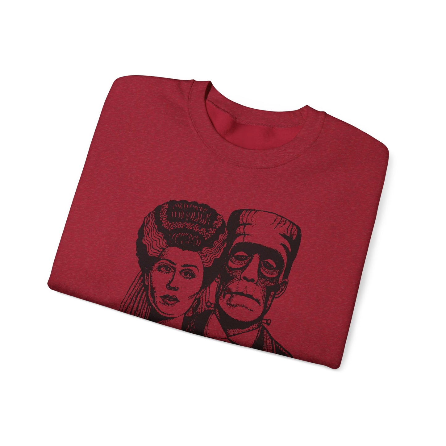 Frankenstein and Bride Unisex Heavy Blend™ Crewneck Sweatshirt