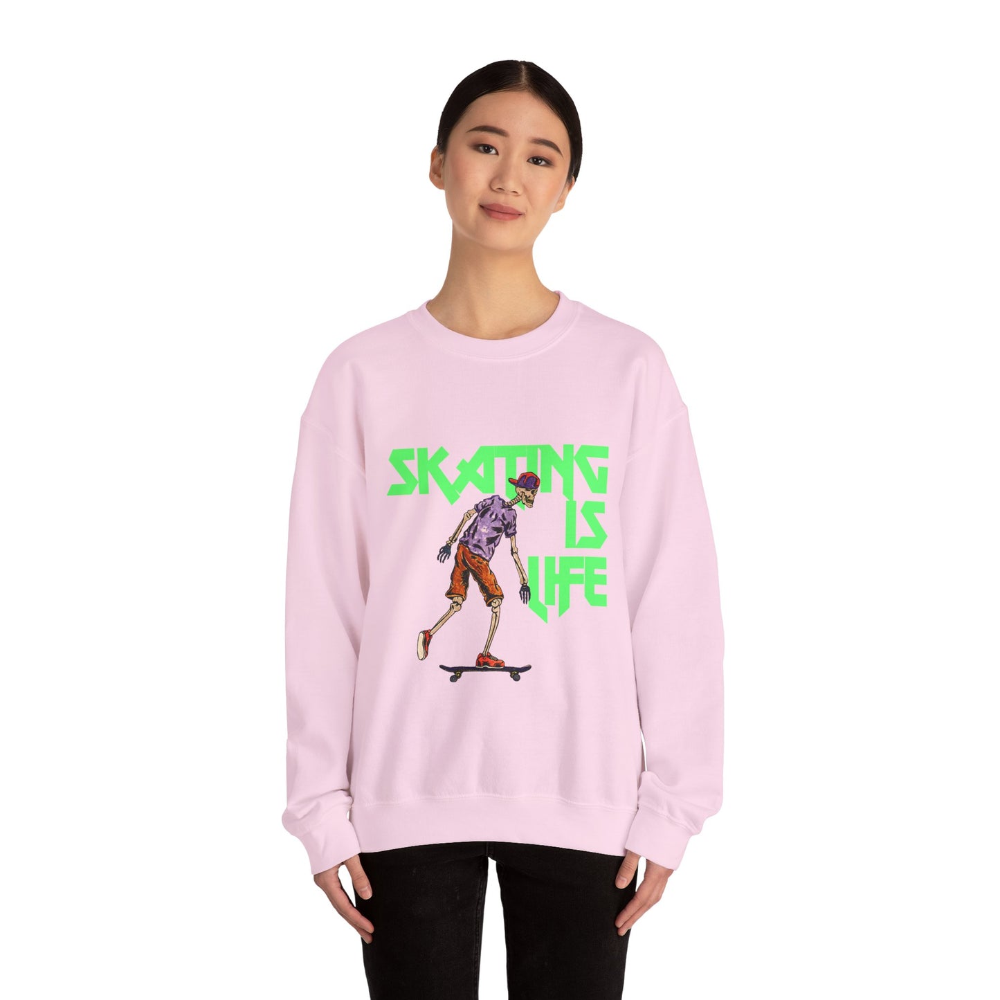 Skating is Life Unisex Heavy Blend™ Crewneck Sweatshirt